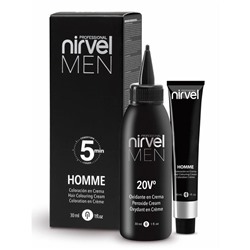 Комплект для окрашивания волос Nirvel Professional, тон G7 светло-серый homme, 2 шт. по 30 мл