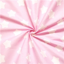 Ткань на отрез бязь плательная 150 см 1737/2 цвет розовый