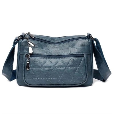 Женская кожаная сумка 8807-3 BLUE