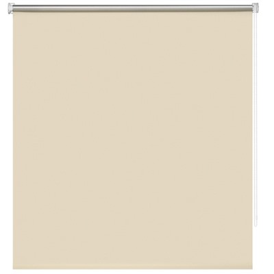 Рулонная штора Decorest «Блэкаут» «Плайн», 160x175 см, цвет кремово-бежевый