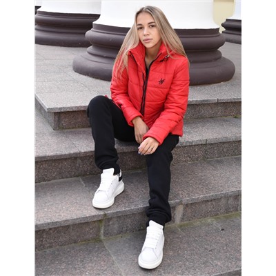 Женская Женская куртка Аэролайт-красный Sportsolo.ru