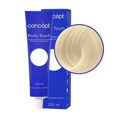 Concept Profy Touch 12.1 Профессиональный крем-краситель для волос, экстрасветлый платиновый, 100 мл