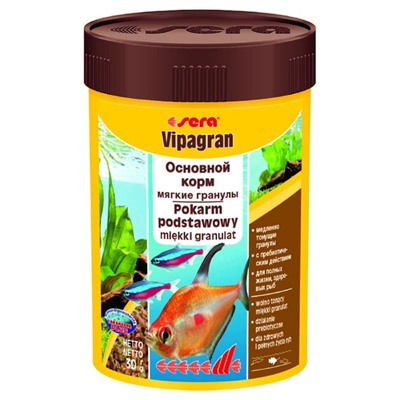 Корм Sera Vipagran для рыб, основной, в гранулах, 100 мл, 30 г