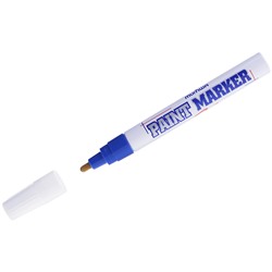 Маркер-краска лаковый MunHwa синий 4мм (PM-02) на нитрооснове