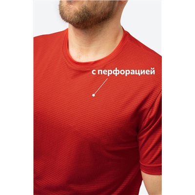 Мужская спортивная футболка с перфорацией Happy Fox