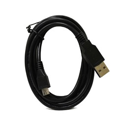 Кабель microUSB - USB, 1.8 м (U018) "VS", черный