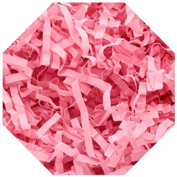 Бумажный наполнитель для упаковки подарков MESHU 100г. 2мм, розовый (Бн100_42025)