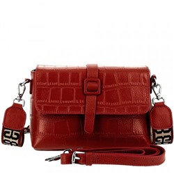 Женская кожаная сумка M710 RED