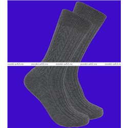 Золотая игла носки мужские с-203 серые
