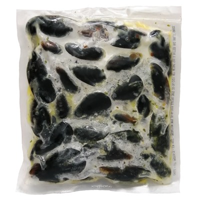Мидии в раковине в сливочно-чесночном соусе Don Kreveton 40/60, Чили, 500 г