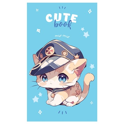 Блокнот А7 40л. на склейке "Cute anime" ("BG", Б7ск40 12764)