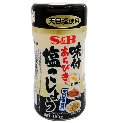 Приправа черный перец с солью S and B, Япония, 180 г Акция