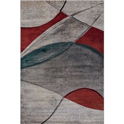 Ковёр прямоугольный London d827, размер 80x150 см, цвет gray-red