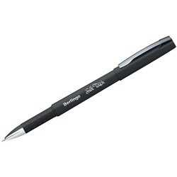 Ручка гелевая Berlingo "Silk touch" (CGp_05121) черная, 0.5мм.