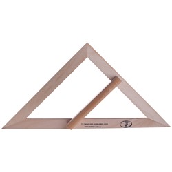 Треугольник деревянный классный (С370) 45гр.