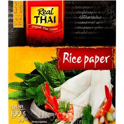 Рисовая бумага REAL THAI 16 см. Rice paper, 100 гр.
