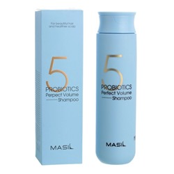 Masil Шампунь для объёма волос с пробиотиками / 5 Probiotics Perpect Volume Shampoo, 300 мл