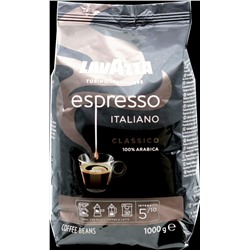 LAVAZZA. Espresso Classico (зерновой) 1 кг. мягкая упаковка