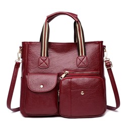 Женская кожаная сумка 8803-103 RED