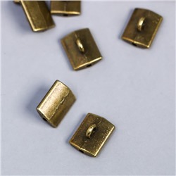 Концевик металл для творчества "Состаренный" бронза G152B1218 0,7х1,2 см