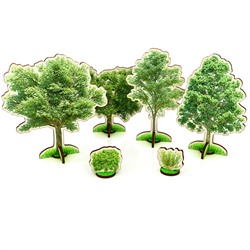 Набор "лиственные деревья"