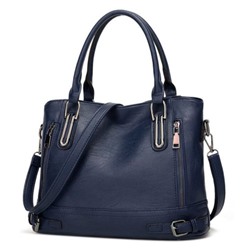 Женская кожаная сумка 008 BLUE