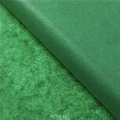 Бумага упаковочная тишью Зеленая 50х66 см., 10 шт. Sadaf