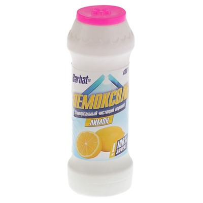 Чистящий порошок "Бархат Пемоксоль", лимон, 400 г
