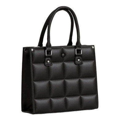 Женская кожаная сумка 92360 BLACK