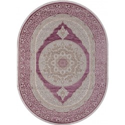 Ковёр овальный Morocco d763, размер 80x140 см, цвет pink