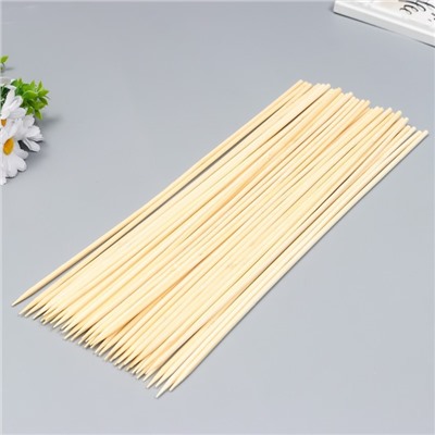 Набор бамбуковых палочек для рукоделия d=4 мм  L=195-200 мм (упак 40-45 шт)