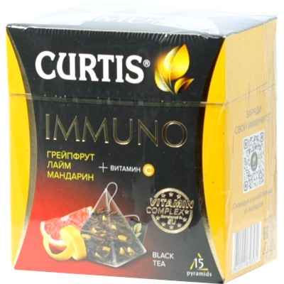 CURTIS. Immuno tea (пирамидки) карт.пачка, 15 пак.
