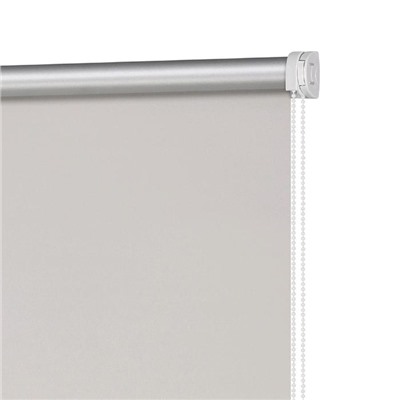 Рулонная штора блэкаут «Плайн», 40х160 см, цвет морозный серый