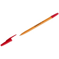 Ручка шар. "Corvina 51" оранжевый корпус, красная (40163/03G, Италия) 1мм