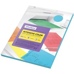 Бумага "OfficeSpace. Intensive Color" А4, 80г/м, 100л., голубая (IC_38226)