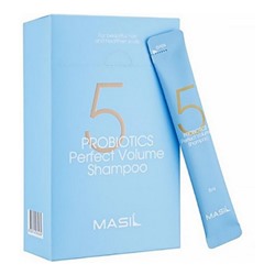 Masil Шампунь для объема волос с пробиотиками / 5 Probiotics Perfect Volume Shampoo, 20 шт. х 8 мл