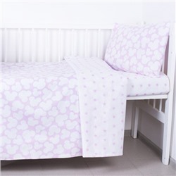 Постельное белье в детскую кроватку 105 Микки розовый