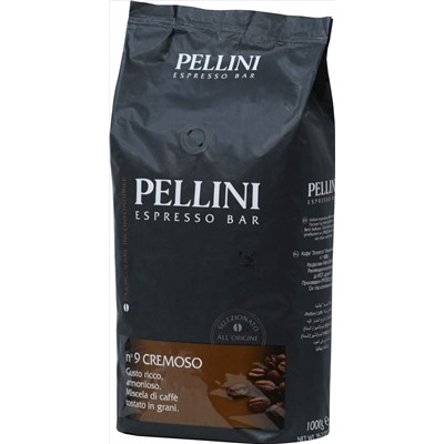 Pellini. Cremoso n°9 (зерновой) 1 кг. мягкая упаковка
