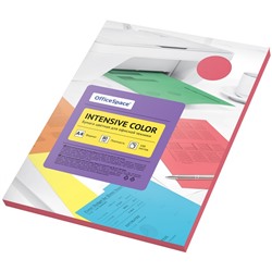 Бумага "OfficeSpace. Intensive Color" А4, 80г/м, 100л., красная (IC_38230)