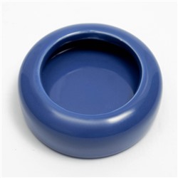 Миска керамическая для грызунов малая, 6,5 х 2 см,20 мл, синяя