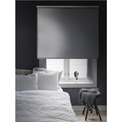 Рулонные шторы Blackout «Диаманд», 37х160 см, цвет серый