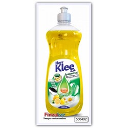 Средство для мытья посуды Herr Klee C. G. Silver Line (Лимон и ромашка) 1 л