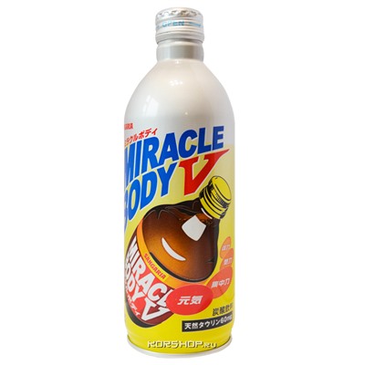 Безалкогольный газированный энергетический напиток Sangaria Miracle Body, Япония, 500 мл