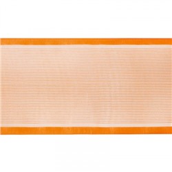 Лента для бантов ширина 80 мм (25 м) цвет оранжевый