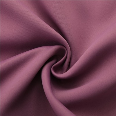 Штора портьерная «Этель» 130×300 см, блэкаут, цвет фиолетовый, пл. 210 г/м², 100% п/э