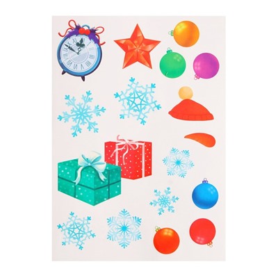 Игровой набор со светящимися наклейками «Загадочный Новый год»