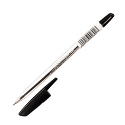 Ручка шар. LINC "Corona plus" (3002N/black, 109213) черная, 0.7мм, прозрачный корпус