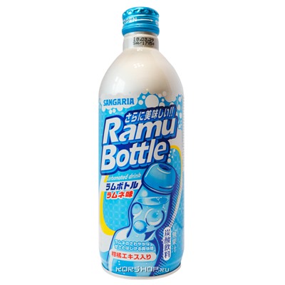 Безалкогольный газированный напиток Рамунэ Sangaria Ramune, Япония, 500 мл