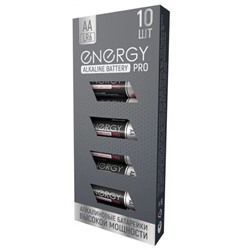 Батарейка LR6 "Energy Pro", алкалиновая, в коробке по 10шт.