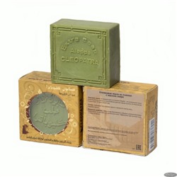 Мыло алеппское оливковое ЛАВРОВОЕ в картонной коробке, 1 шт./~150 гр, ТМ КЛЕОПАТРА
